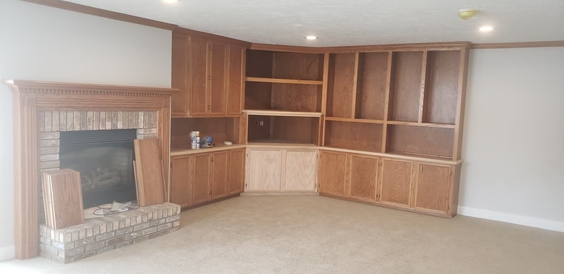 Cabinet Painting - Before