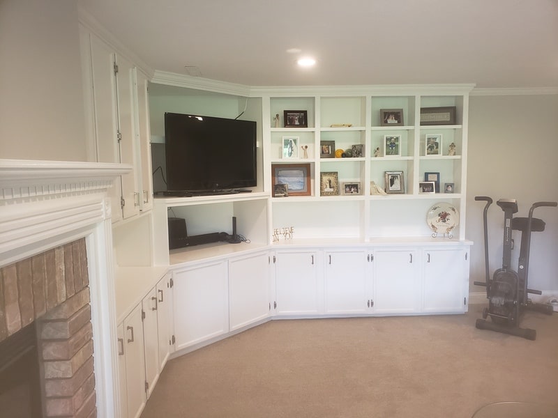Cabinet Painting - After