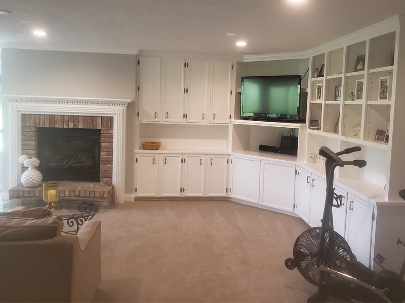 Fireplace Painting - After